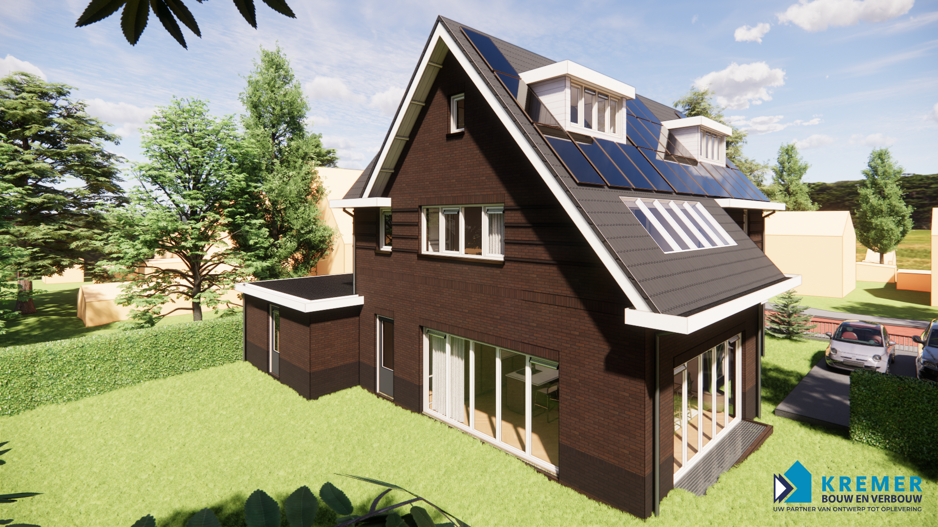 Enkweg 9 oude en nieuwe situatie