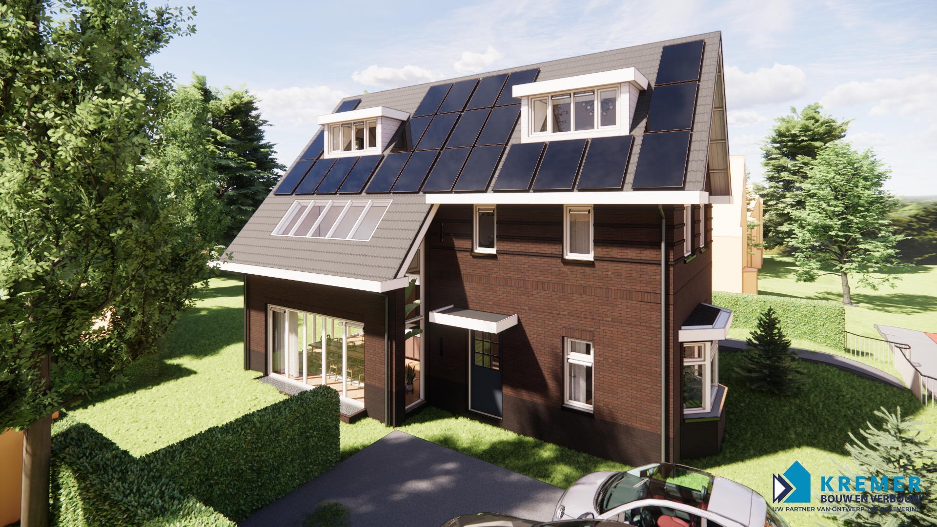 Enkweg 9 oude en nieuwe situatie