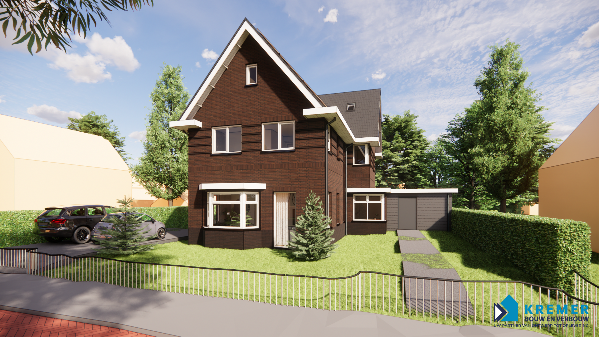 Enkweg 9 oude en nieuwe situatie